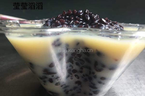 鲜奶黑糯米的做法图解7