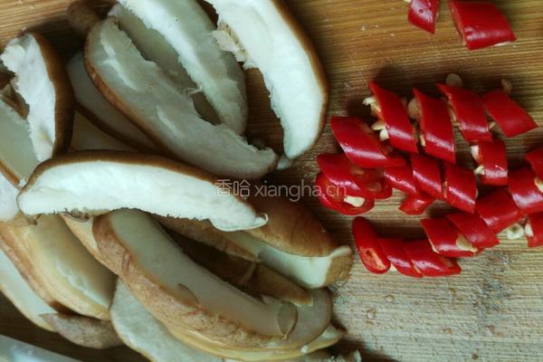 香菇青菜炒粉的做法图解2