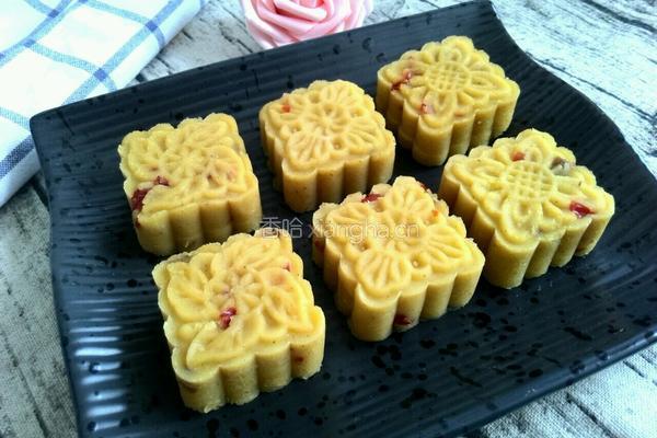 蔓越莓绿豆月饼的做法图解16