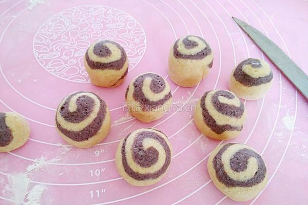 蜗牛小馒头(杂粮)的做法图解9
