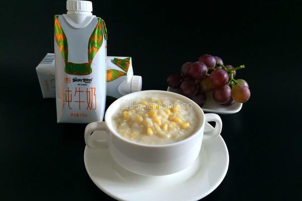 奶香小米绿豆粥的做法图解5