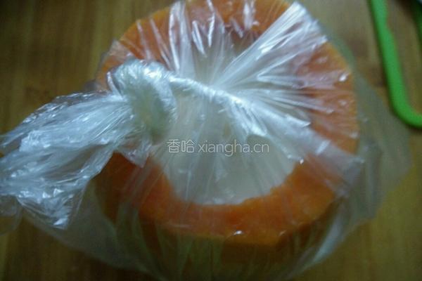 牛奶木瓜冻的做法图解6