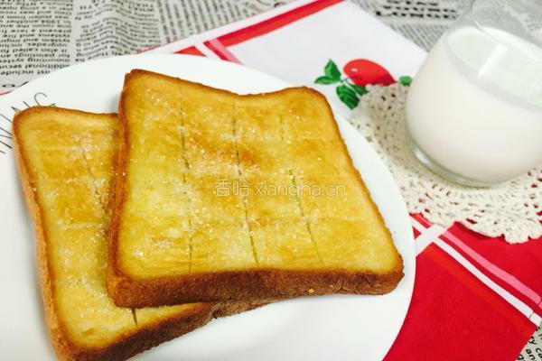 香烤厚片土司面包片的做法图解4