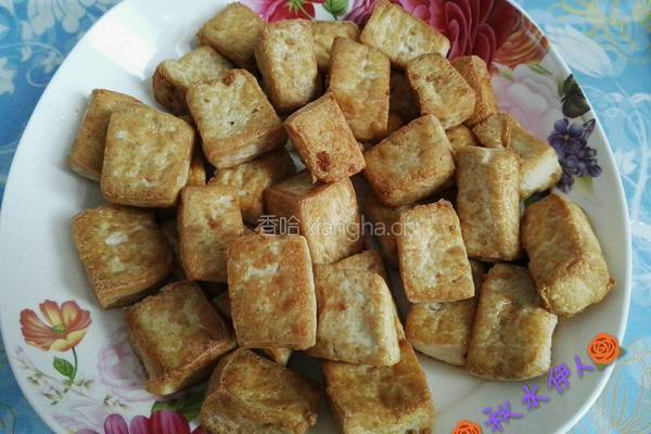 葱烧豆腐的做法图解3