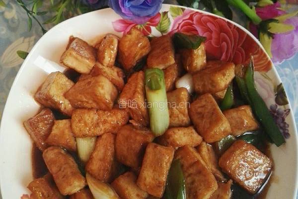 葱烧豆腐的做法图解6
