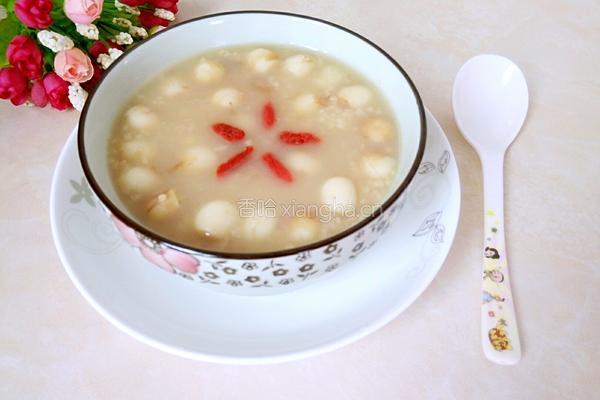 莲子小米粥的做法图解5