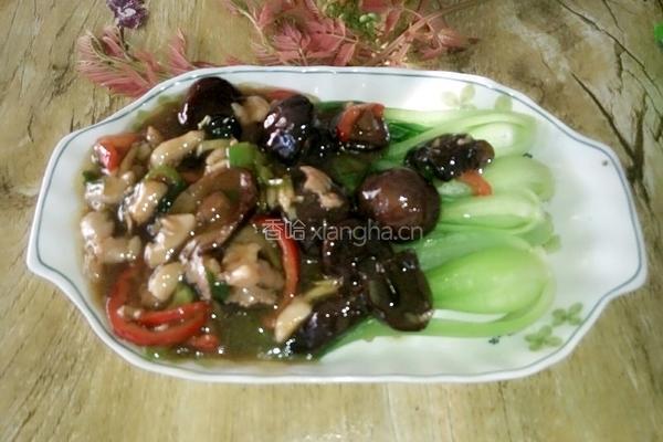 肉丁香茹青菜的做法图解9