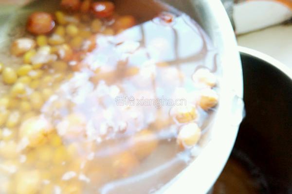 花生莲子米糊（豆浆米糊系列之二）的做法图解3