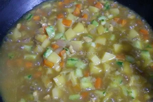 咖喱鸡肉饭的做法图解12