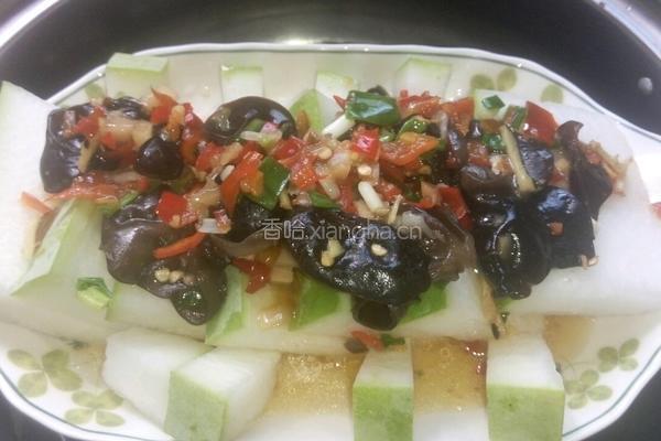 剁椒蒸冬瓜的做法图解4