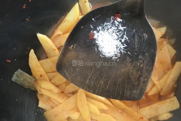 酸辣土豆片的做法图解6