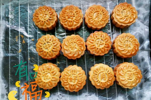 红豆馅广式月饼的做法图解11