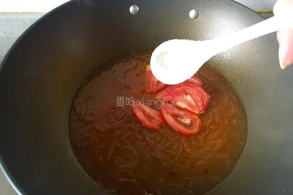 番茄牛肉线粉的做法图解5