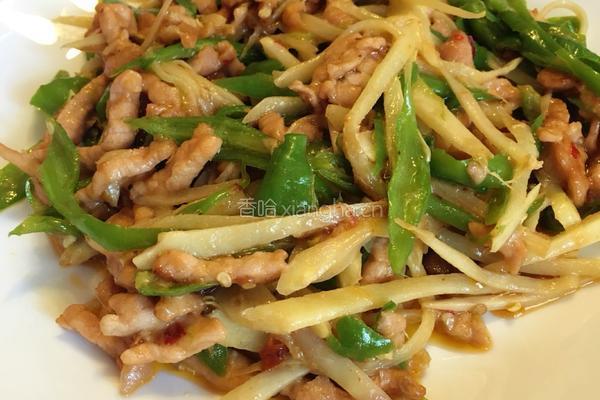 仔姜肉丝的做法图解9