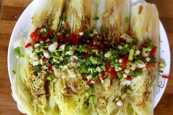 蒜蓉粉丝蒸娃娃菜的做法图解8
