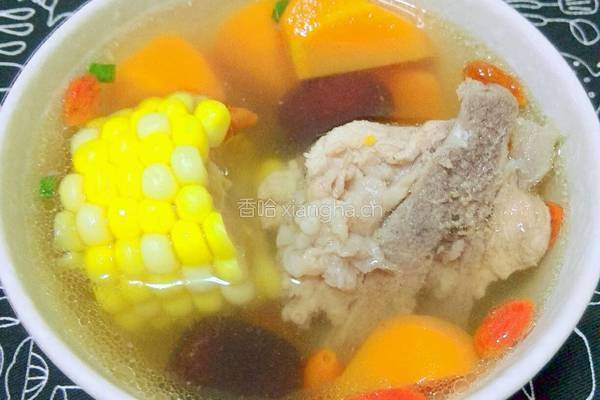 玉米胡萝卜龙骨汤的做法图解7