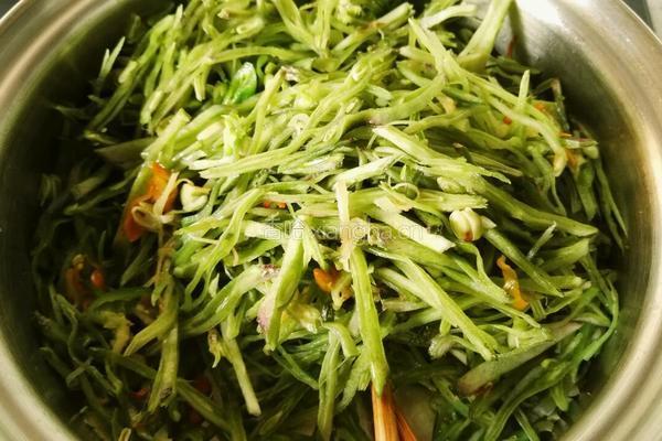 辣炒扁豆的做法图解5