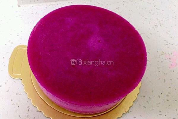 火龙果慕斯蛋糕6寸的做法图解9