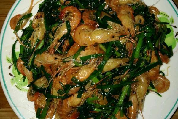 虾米炒韭菜的做法图解9