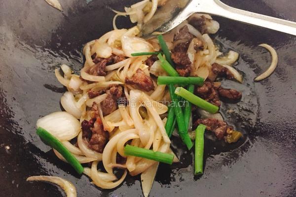 洋葱炒牛肉的做法图解12