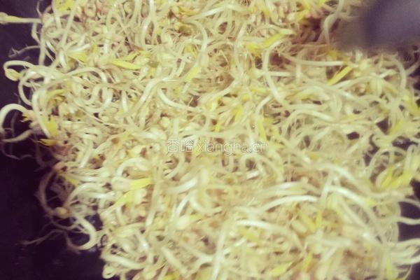 凉拌豆芽粉丝的做法图解4