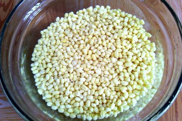 低糖芝麻绿豆馅的做法图解1