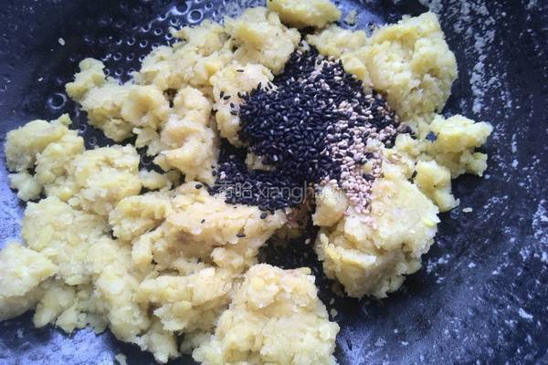 低糖芝麻绿豆馅的做法图解9