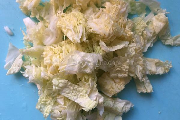 白菜香菇粥～的做法图解4