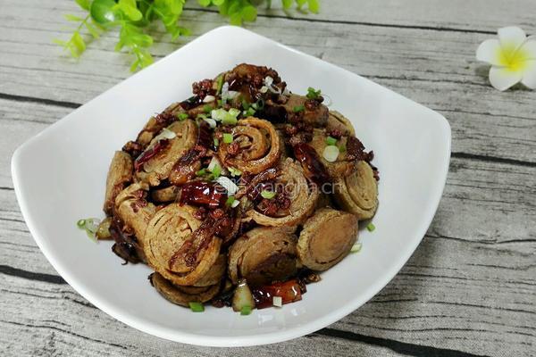 干煸霉千张卷的做法图解11