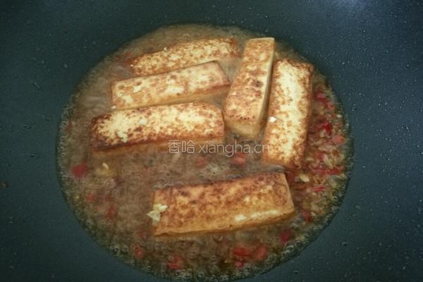 煎豆腐的做法图解6