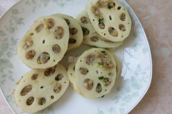 香煎藕合的做法图解4