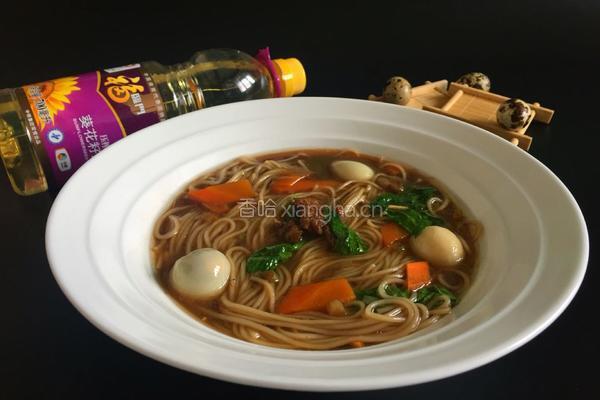 青菜肉丝面的做法图解6