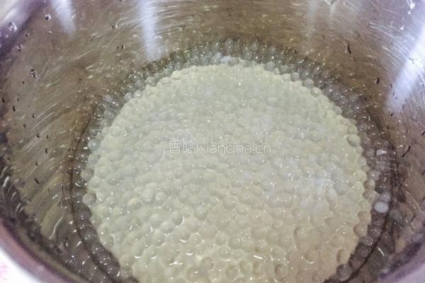 芒果椰汁西米露的做法图解4