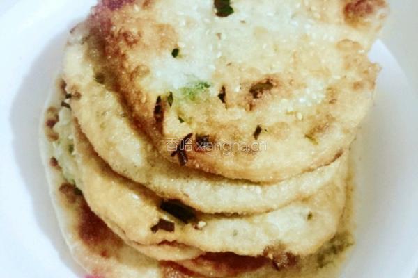香脆芝麻韭菜饼的做法图解9