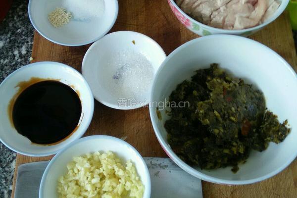 家常梅菜扣肉的做法图解4