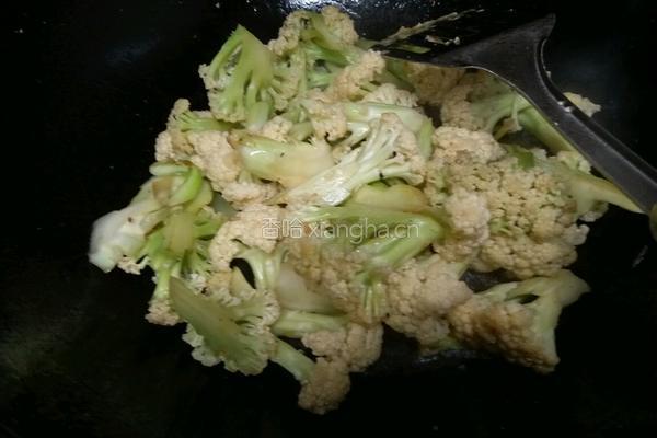 红烧菜花的做法图解4