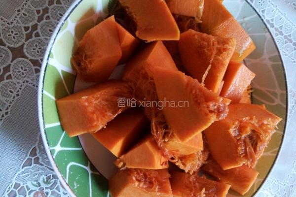 红枣山药煲南瓜的做法图解1