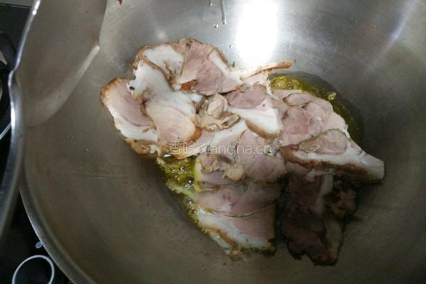 蒜末回锅肉的做法图解4