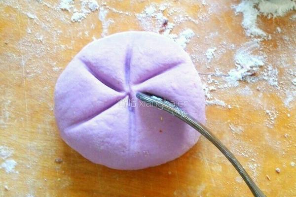 紫薯饼(南瓜饼一样的做法)的做法图解7