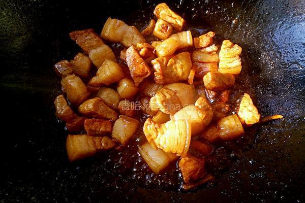 腐竹红烧肉的做法图解6