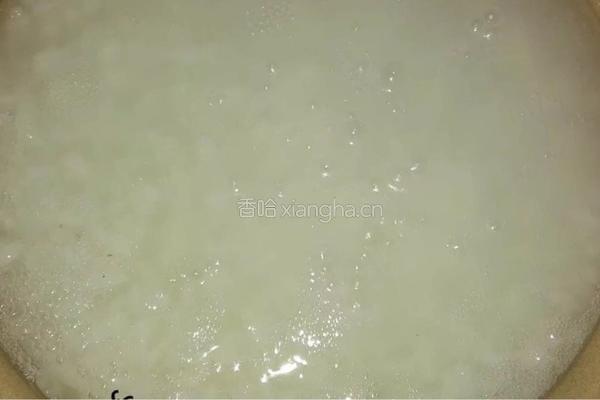 双色米糊的做法图解2