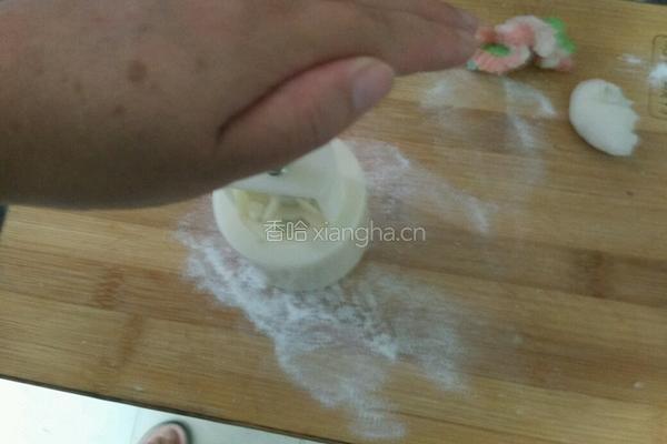 彩色冰皮月饼的做法图解8