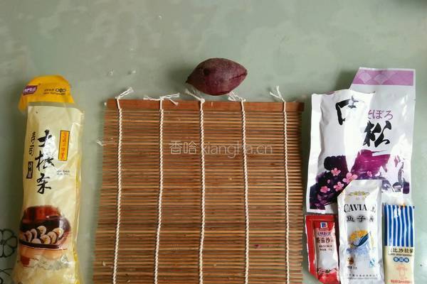 简易紫薯寿司的做法图解1