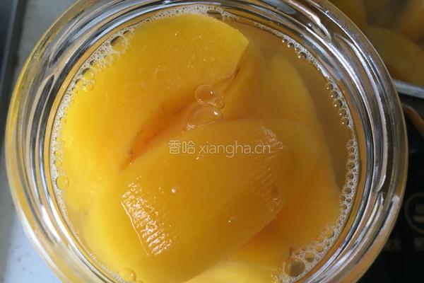 黄桃罐头的做法图解13