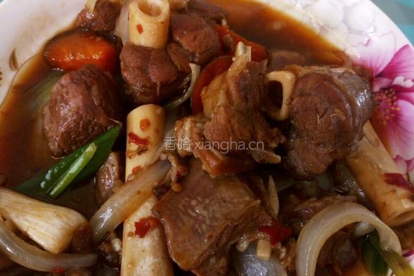 黄焖有机羊肉的做法图解9
