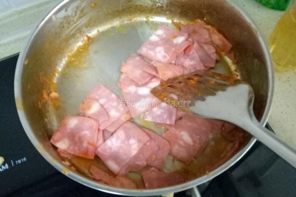 培根意面的做法图解4