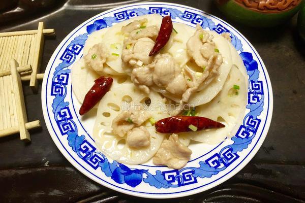 莲藕炒肉的做法图解10