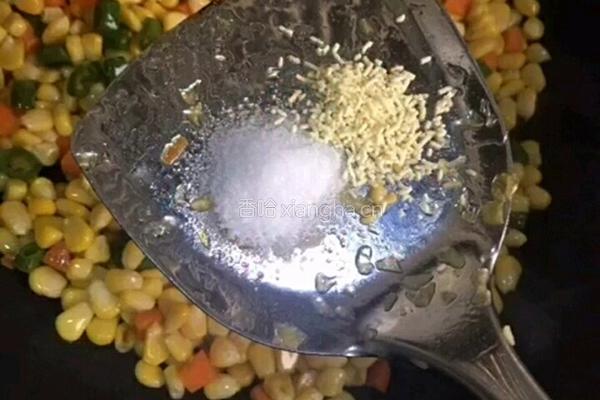 炒玉米粒的做法图解7