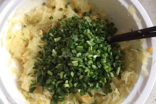 韭菜白萝卜素水饺的做法图解8