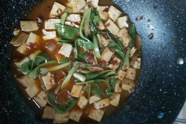 香肠豆腐的做法图解5